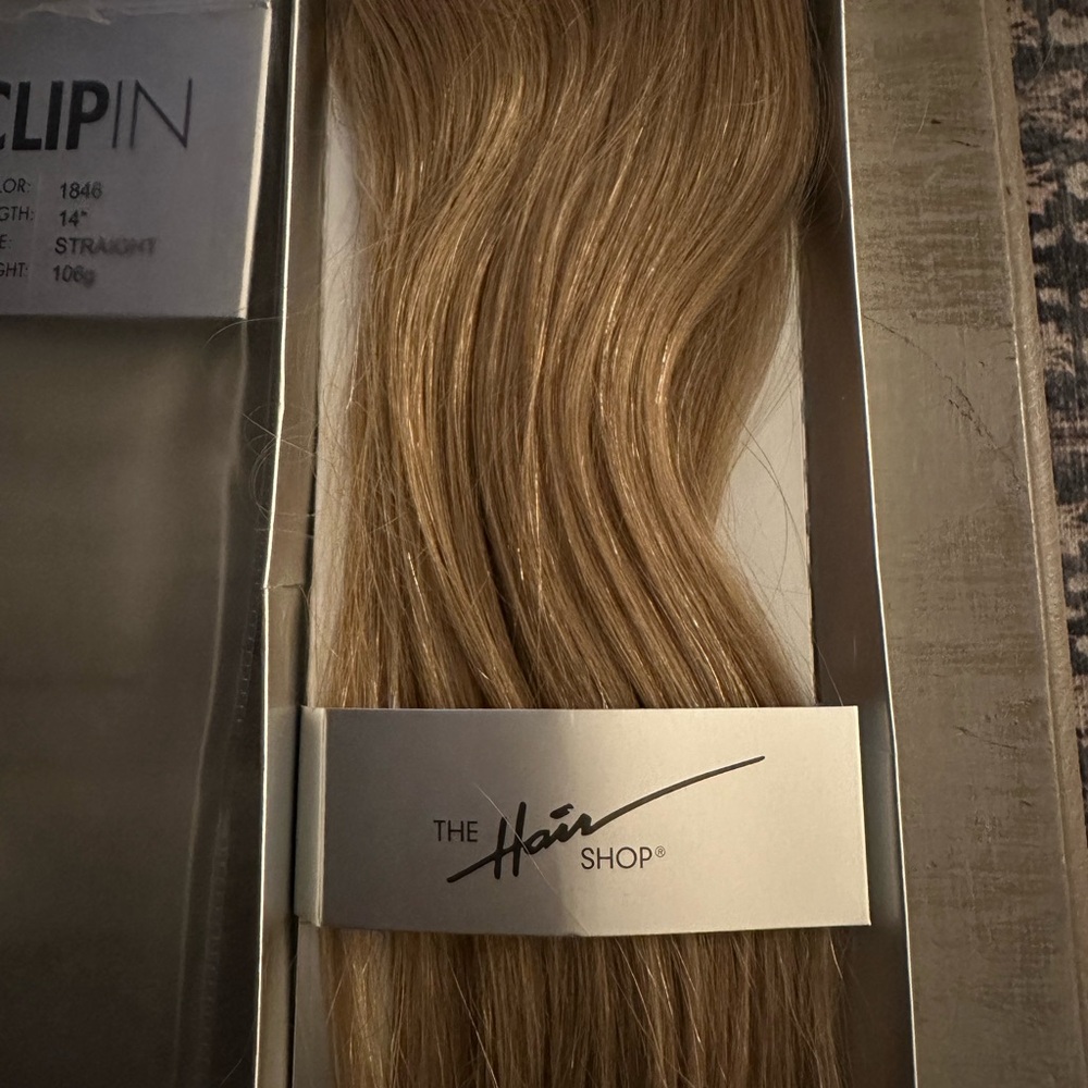 Clip in hair extensions